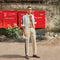 White Linen Sporty Co Ord Set